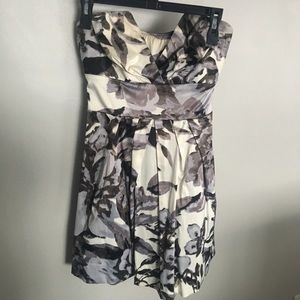 Multicolored floral mini dress